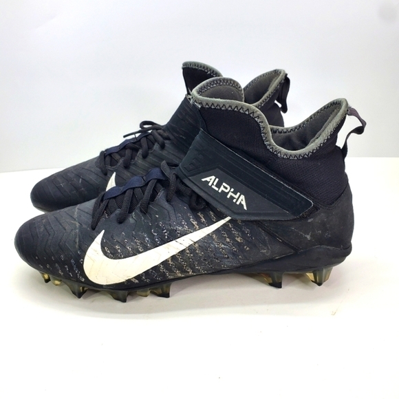 Nike Shoe Men 11.5 Alpha Menace Pro 2 Mid Top 3/4 Football Cleats AQ3209-002 - Picture 6 of 12
